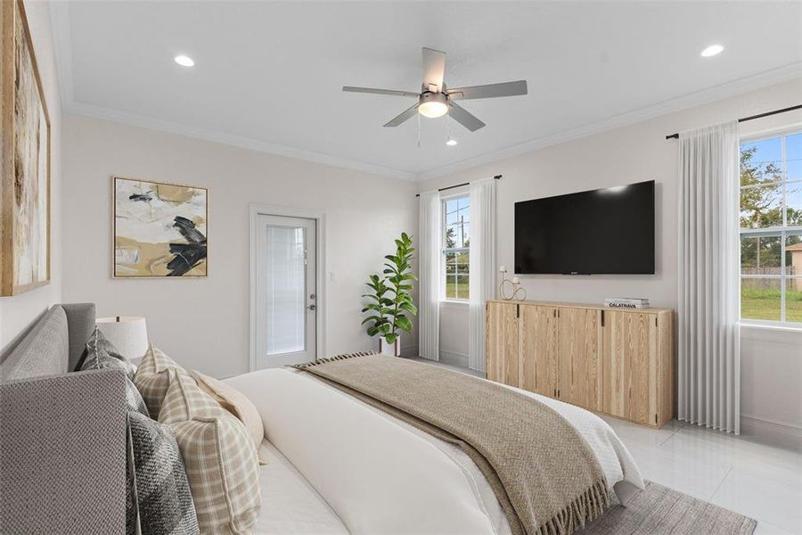 Furnished interior view inside a new home in , Plant City (Image 14). Furnished interior view inside a new home in , Plant City (Image 14).