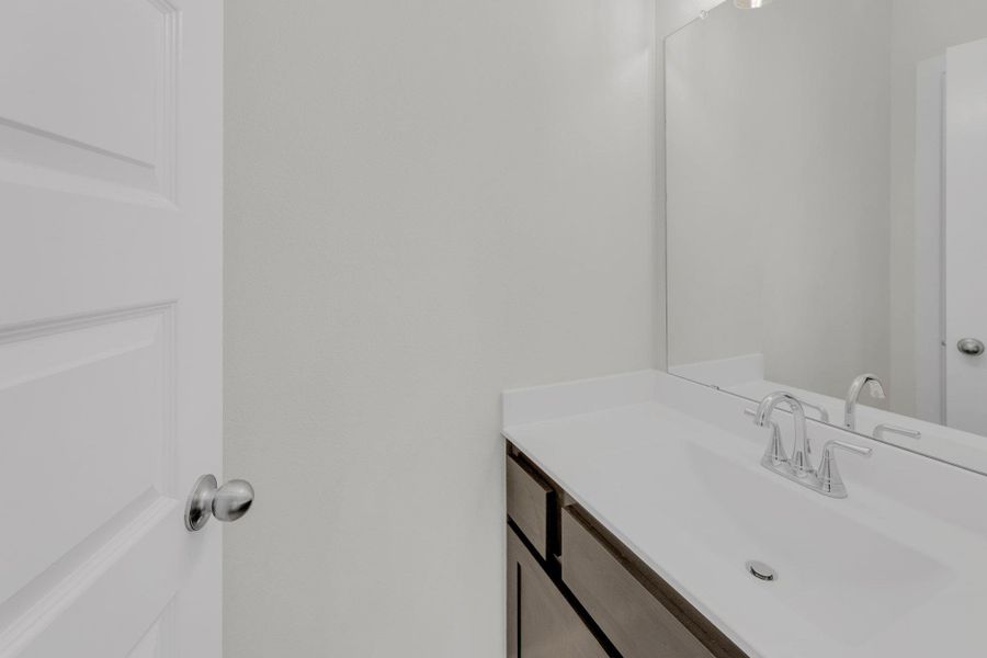 Furnished interior view inside a new home in Santa Rita Ranch - 60', Liberty Hill (Image 10).