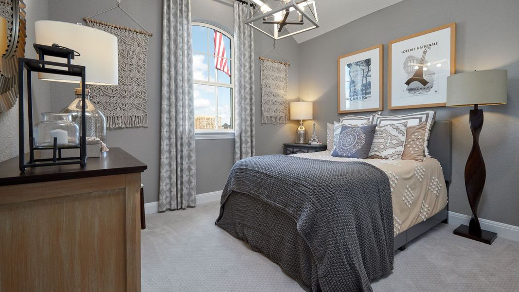 Representative furnished interior of a home built from the Mahogany by Brightland Homes in Sunterra, Katy (Image 10).