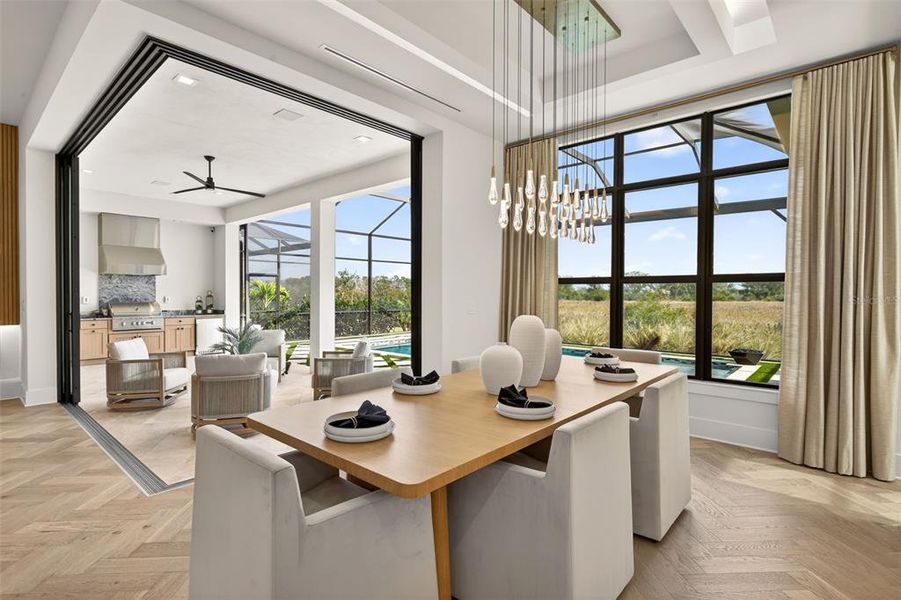 Furnished interior view inside a new home in , Sarasota (Image 35).