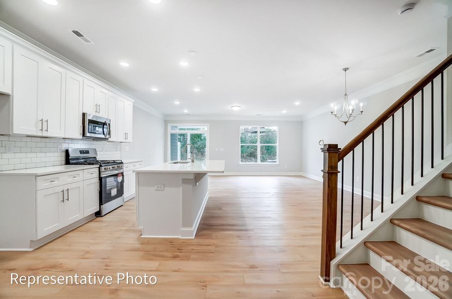 Furnished interior view inside a new home in Harrisburg Village, Harrisburg (Image 9). Furnished interior view inside a new home in Harrisburg Village, Harrisburg (Image 9).