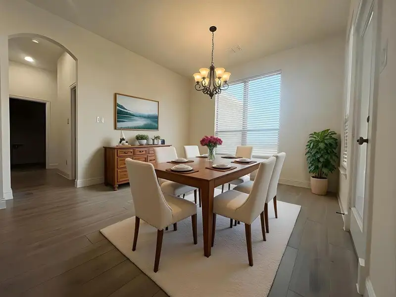 Furnished interior view inside a new home in , Waxahachie (Image 33).