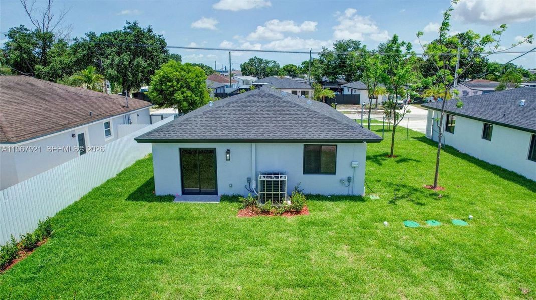 Exterior details and patio area of a home in , Miami Gardens (Image 35).