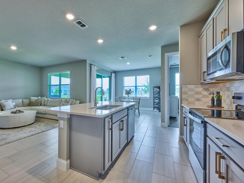 Furnished interior view inside a new home in Azalea, Port St. Lucie (Image 12).