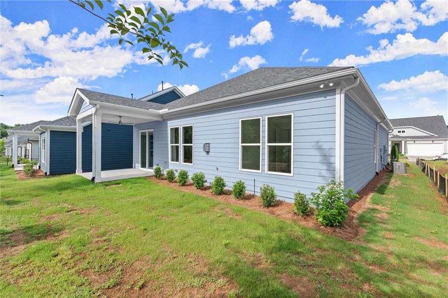 Exterior details and patio area of a home in , Kennesaw (Image 23).