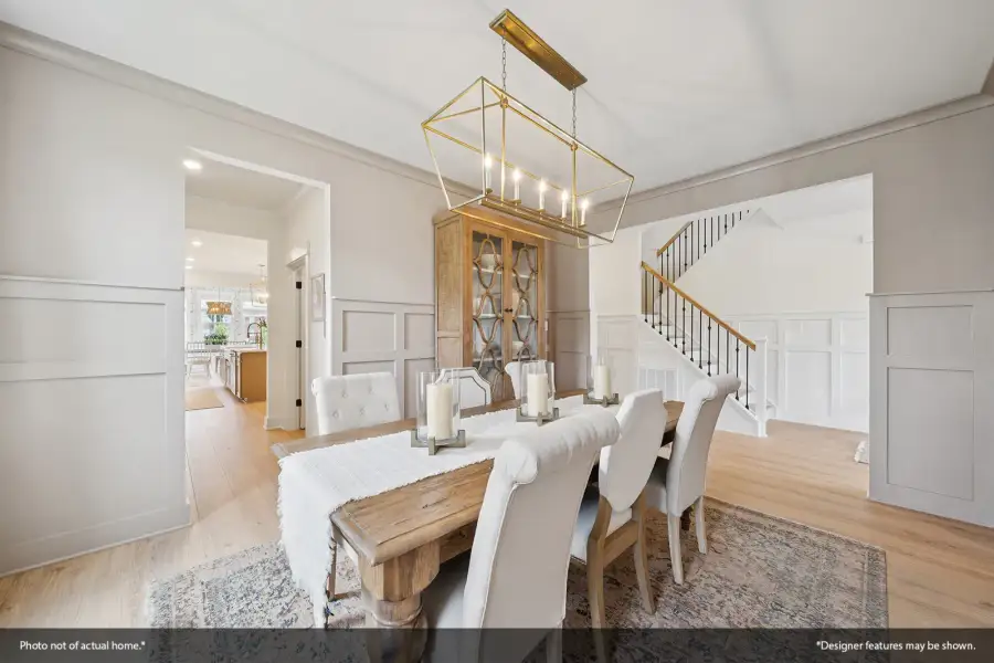 Furnished interior view inside a new home in Gates at Windermere, Blythewood (Image 12).