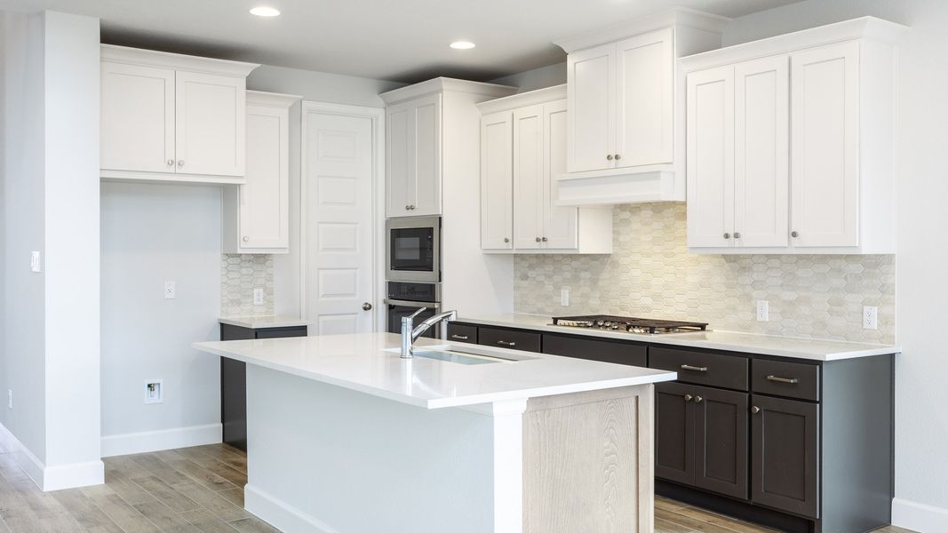 Furnished interior view inside a new home in The Colony, Bastrop (Image 3).