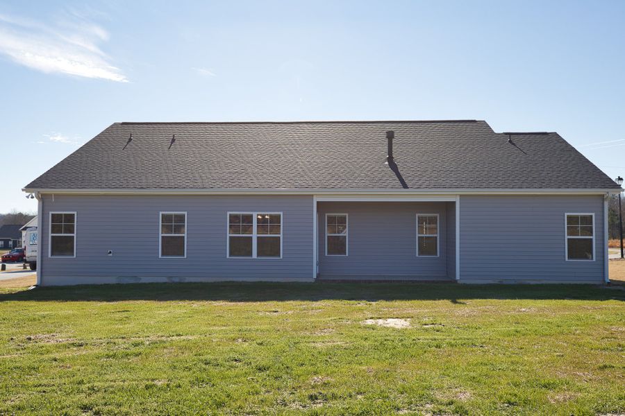 Representative exterior details of a home built from the Carver by Caviness & Cates Communities in Maggie Way, Wendell (Image 7).