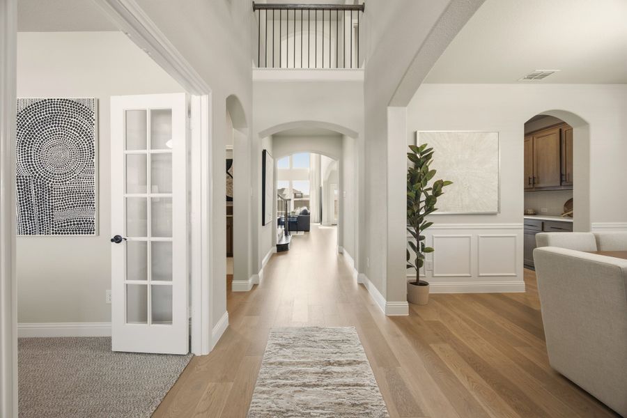 Furnished interior view inside a new home in Silo Mills, Joshua (Image 5).
