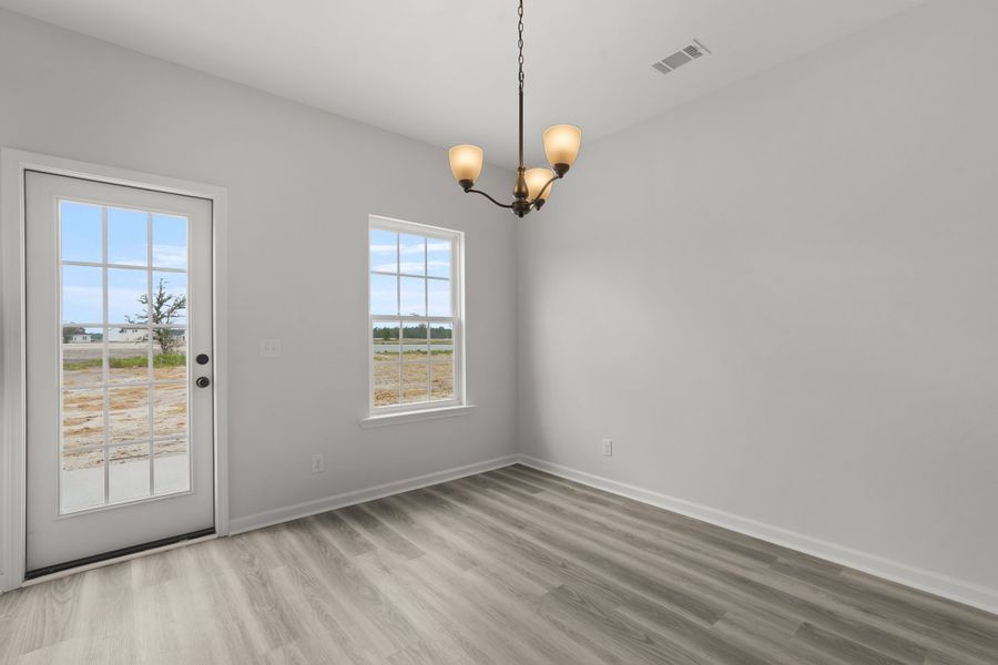 Representative unfurnished interior of a home built from the The Stafford by RTS Homes in Doctor's Creek, Ludowici (Image 21).
