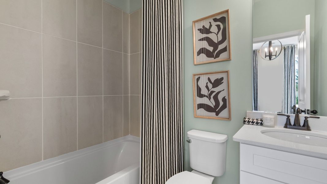 Representative furnished interior of a home built from the Stonefield by DRB Homes in Northcroft, Loganville (Image 30).