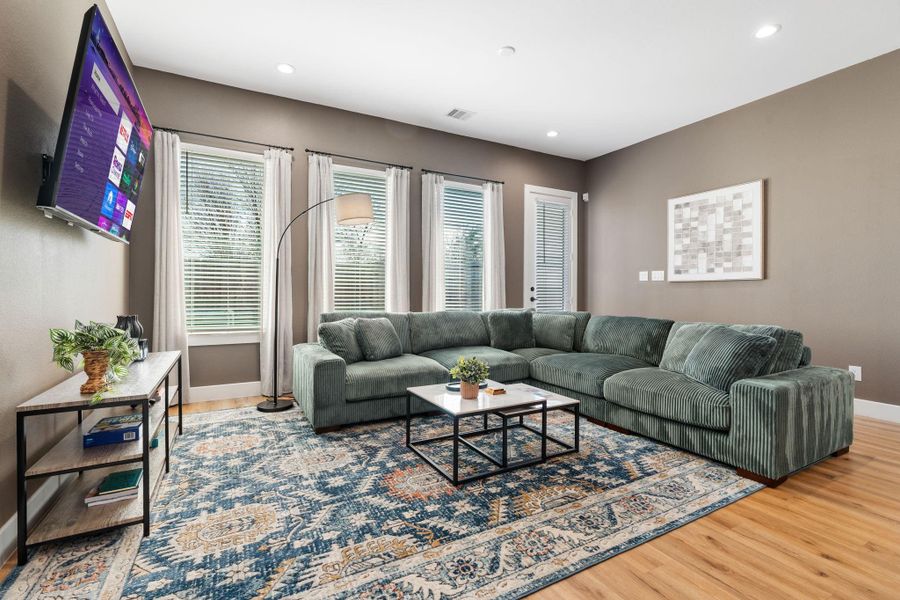 Furnished interior view inside a new home in , Houston (Image 15). Furnished interior view inside a new home in , Houston (Image 15).