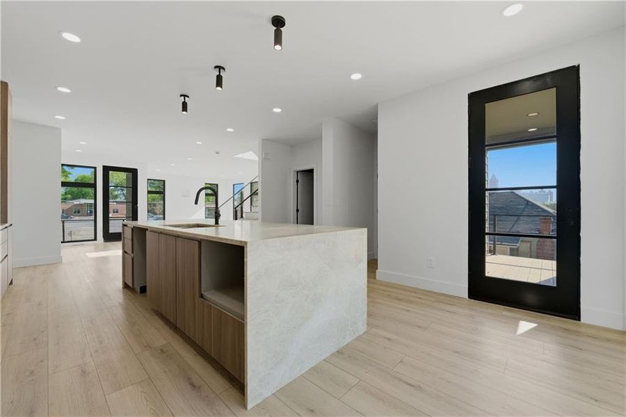 Furnished interior view inside a new home in , Atlanta (Image 13).