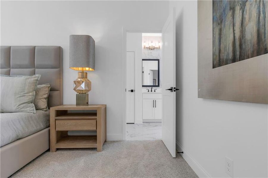 Furnished interior in a model home at Pickens Bluff in Hiram (Image 23).