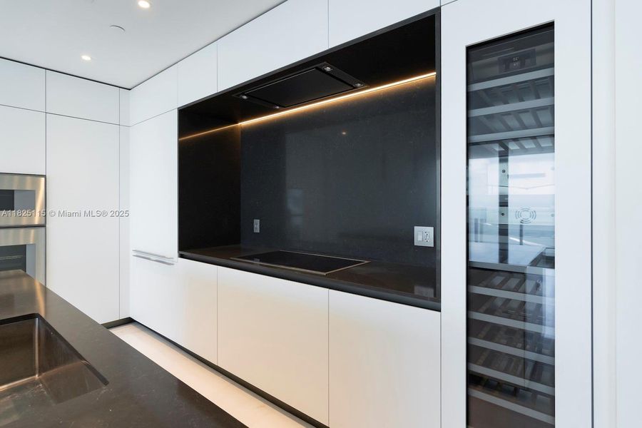 Furnished interior view inside a new home in Aston Martin Residences, Miami (Image 9).