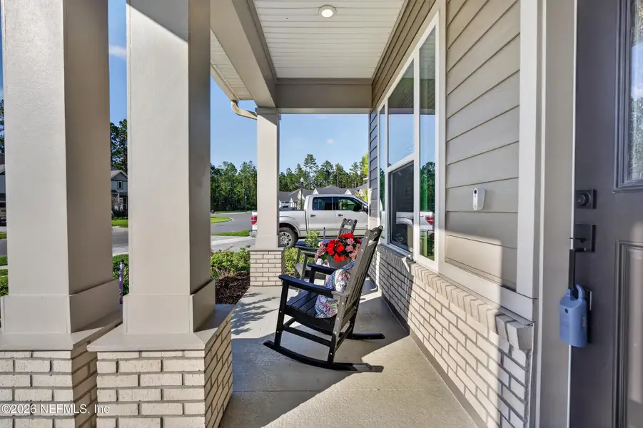 Exterior details and patio area of a home in , St. Johns (Image 3).