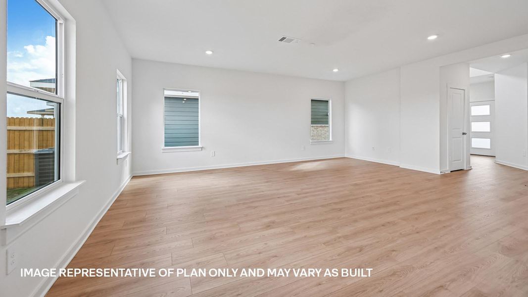 Spacious, unfurnished interior of a new home in Frontier, Mustang Ridge (Image 21).