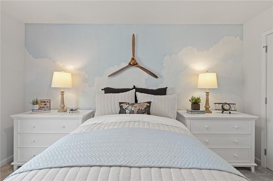 Furnished interior view inside a new home in Union Heights, Flowery Branch (Image 16).