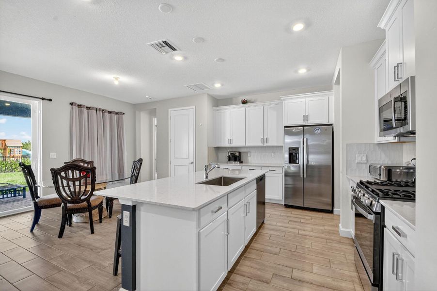 Furnished interior view inside a new home in , Loxahatchee (Image 41).