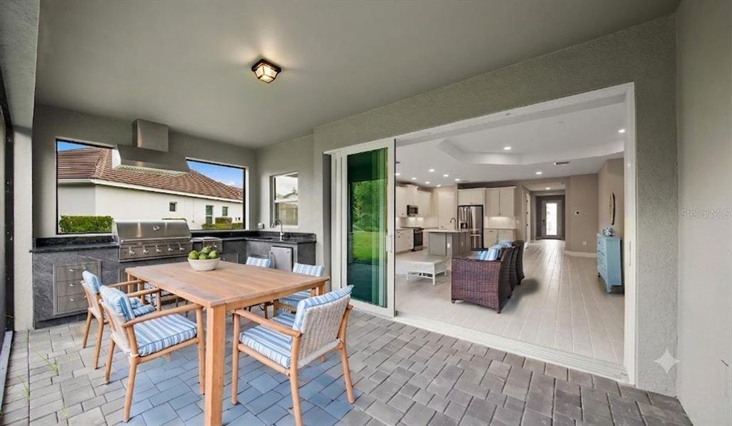 Exterior details and patio area of a home in , Fort Myers (Image 4).