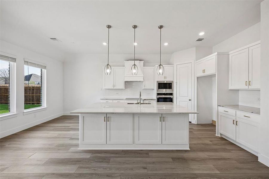 Furnished interior view inside a new home in Ten Mile Creek Estates, DeSoto (Image 8).