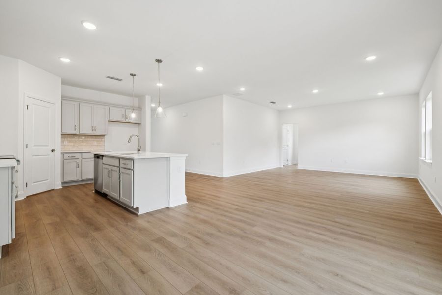 Representative unfurnished interior of a home built from the Montgomery by Ashton Woods in Cades Bluff, Lebanon (Image 13).