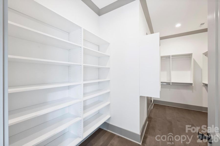 Primary Closet with Built-in Shelving Primary Closet with Built-in Shelving