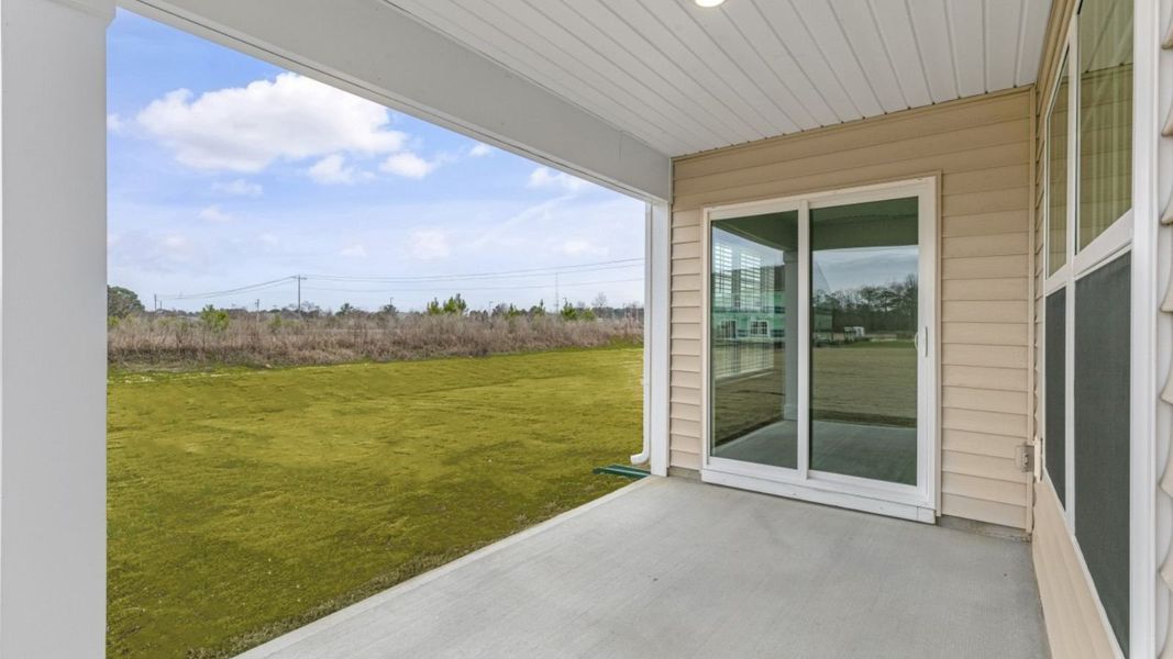 Exterior details and patio area of a home in Bynum Farms, Farmville (Image 19).