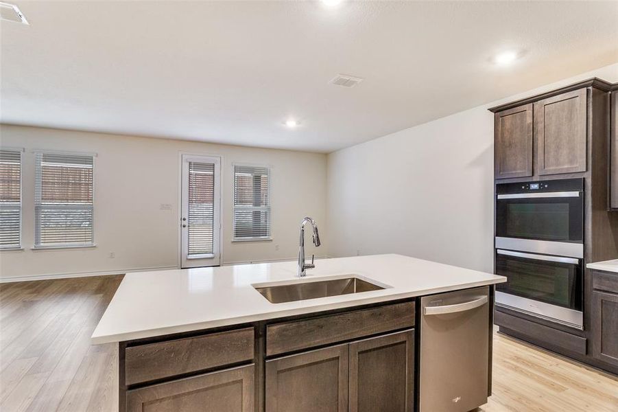 Furnished interior view inside a new home in Sierra Vista at Kelly Ranch, Aledo (Image 10).