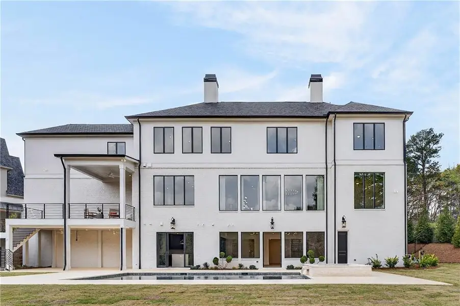 Front exterior of a new home in , Marietta, GA, highlighting curb appeal (Image 26).
