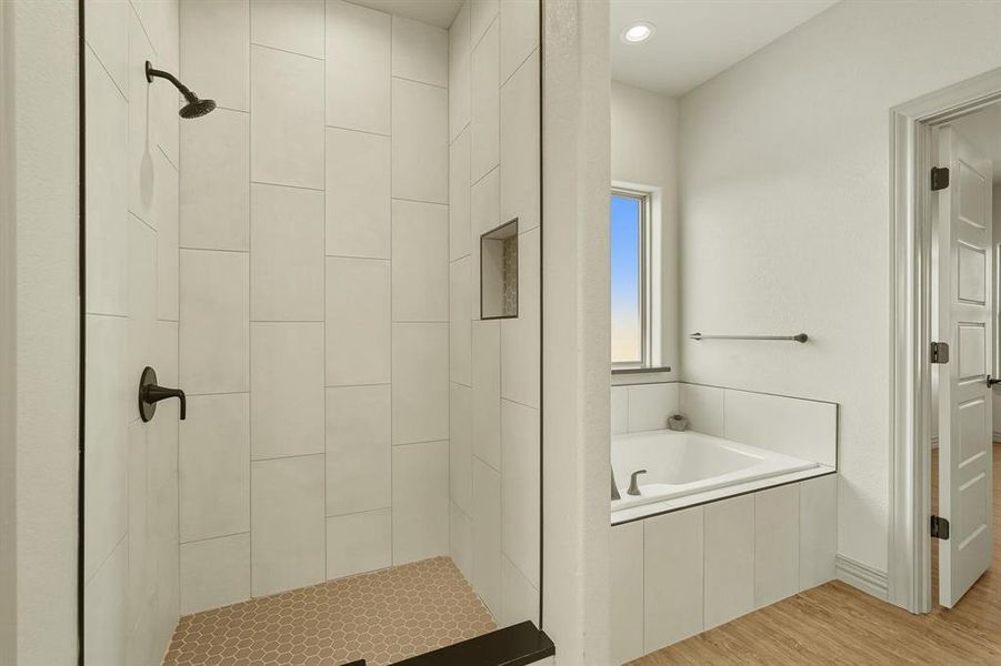 Furnished interior view inside a new home in , Hawley (Image 13).