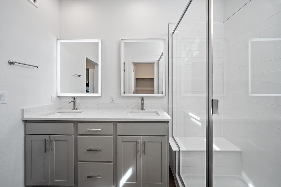 Furnished interior view inside a new home in The Residences at Victory Ridge, Colorado Springs (Image 9). Furnished interior view inside a new home in The Residences at Victory Ridge, Colorado Springs (Image 9).