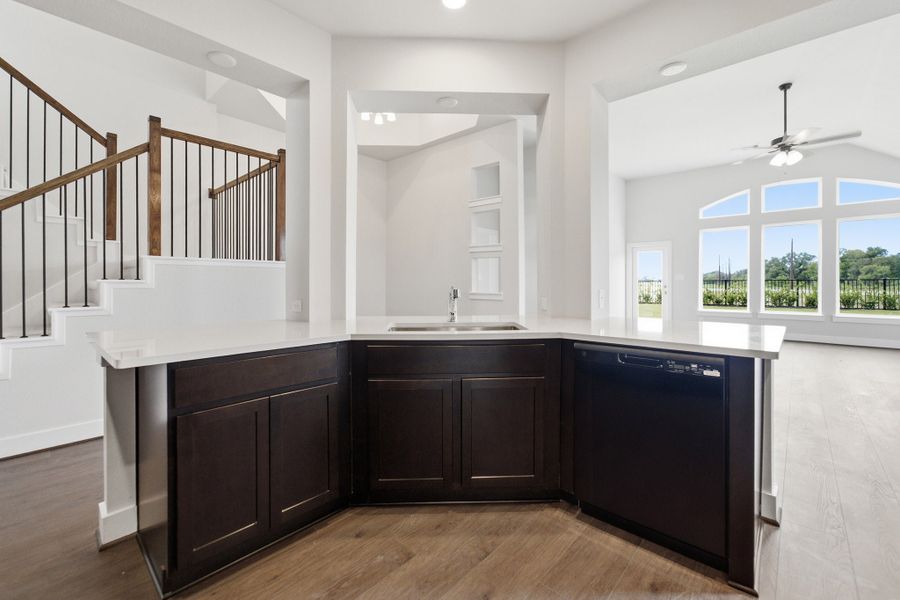 Furnished interior view inside a new home in Ashland, Angleton (Image 10).