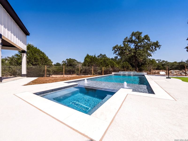 Exterior details and patio area of a home in , Boerne (Image 31).