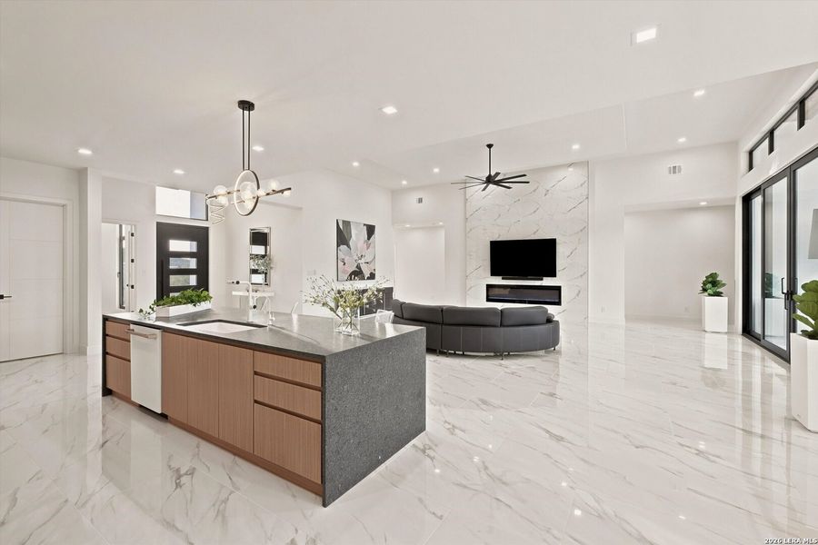 Furnished interior view inside a new home in , San Antonio (Image 7).