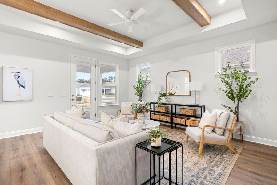 Representative furnished interior of a home built from the Caledonia by Del Webb in Sun City Hilton Head, Bluffton (Image 16). Representative furnished interior of a home built from the Caledonia by Del Webb in Sun City Hilton Head, Bluffton (Image 16).