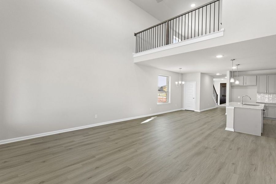 Representative unfurnished interior of a home built from the Cedar Sorella 40s by Brohn Homes in Sorella, Tomball (Image 18).