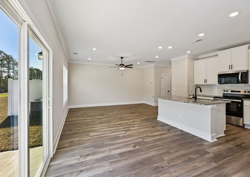 Enjoy spending time with family in the spacious living area.