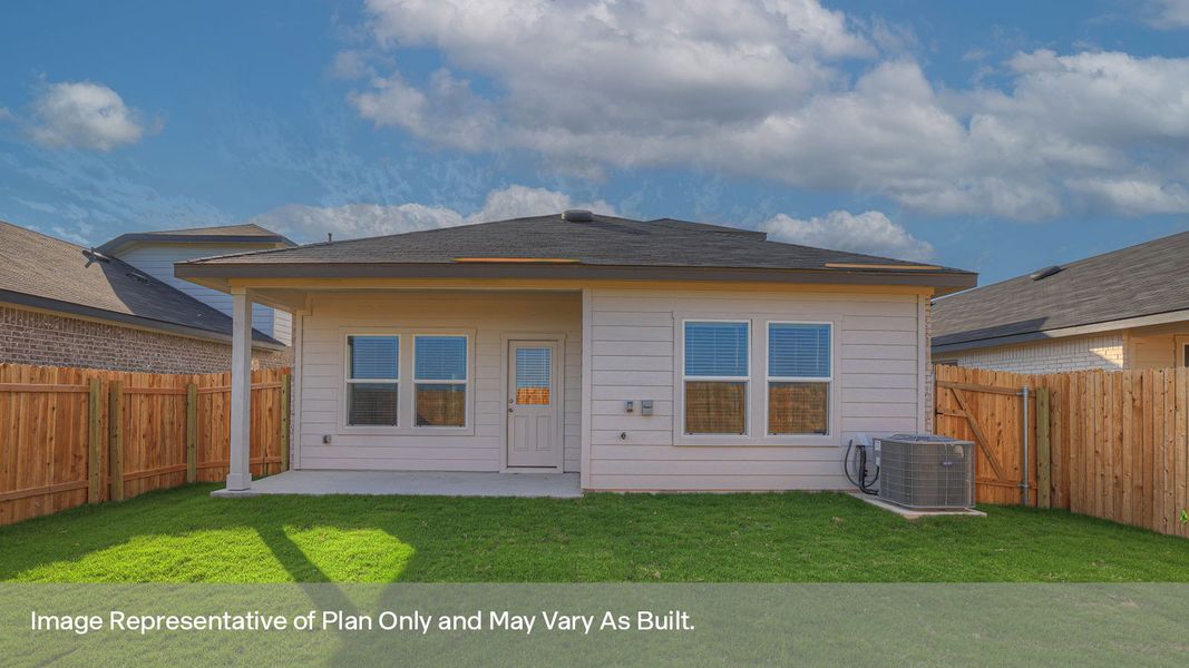 Exterior details and patio area of a home in Whisper South, San Marcos (Image 3).