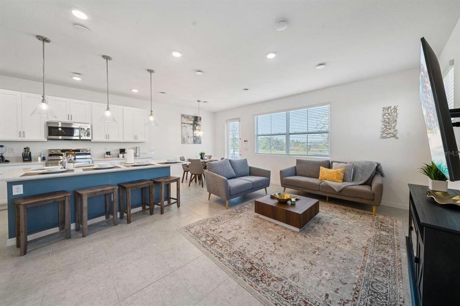 Furnished interior view inside a new home in , Davenport (Image 14). Furnished interior view inside a new home in , Davenport (Image 14).