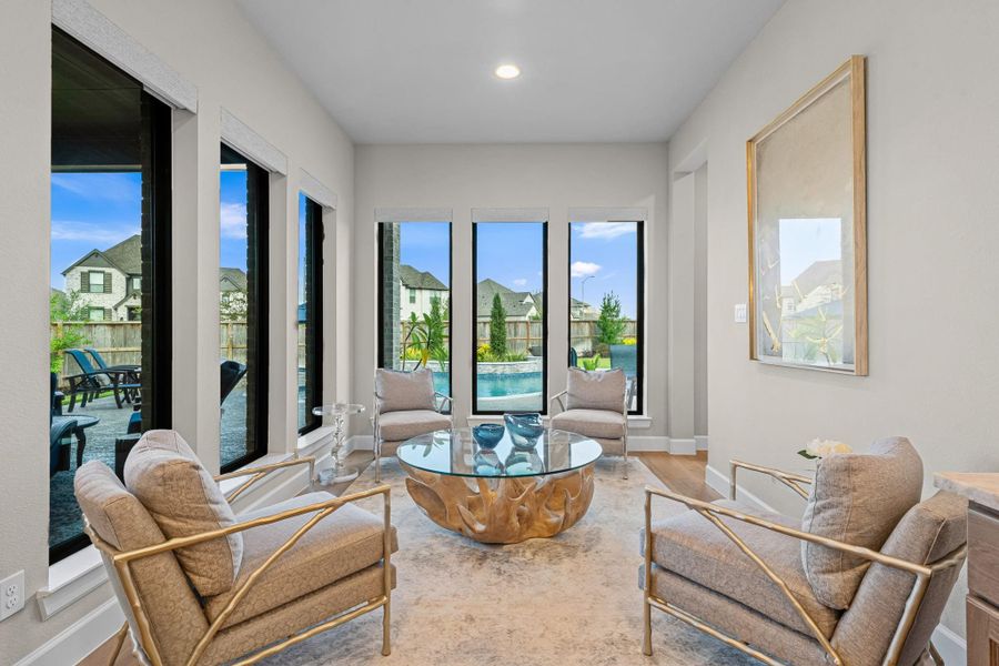 Furnished interior view inside a new home in , Fulshear (Image 6).