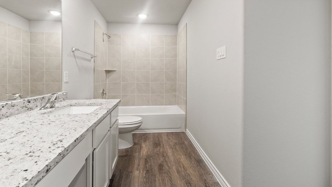 Secondary bathroom