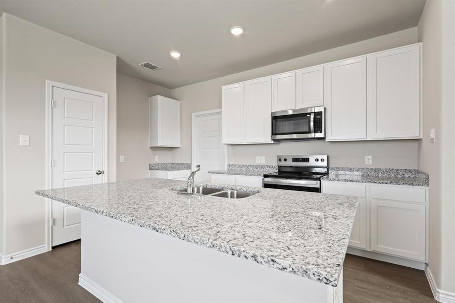 Furnished interior view inside a new home in Burgess Meadows, Cleburne (Image 7). Furnished interior view inside a new home in Burgess Meadows, Cleburne (Image 7).
