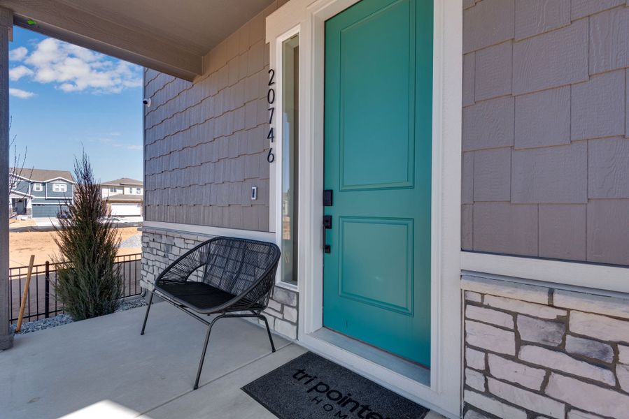 Representative exterior details of a home built from the 2803 by Tri Pointe Homes in Painted Prairie, Aurora (Image 27). Representative exterior details of a home built from the 2803 by Tri Pointe Homes in Painted Prairie, Aurora (Image 27).