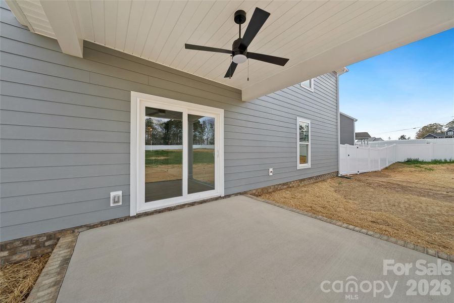 Exterior details and patio area of a home in , Stanfield (Image 4).