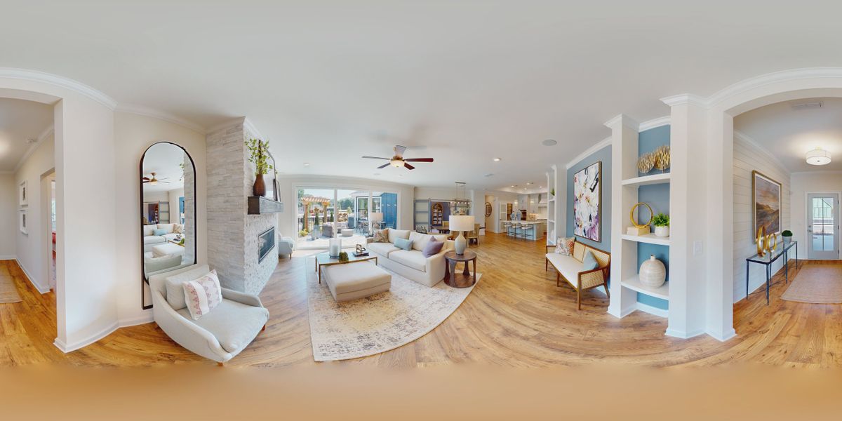 Representative furnished interior of a home built from the Promenade by Epcon Communities in The Courtyards by The Manor, Alpharetta (Image 42).