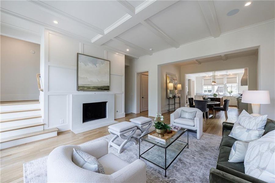 Furnished interior view inside a new home in Delmont, Atlanta (Image 12).