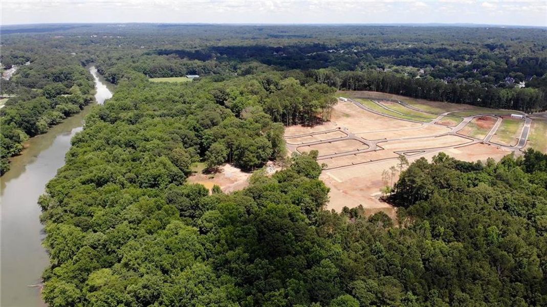 Site preparation for new homesites in , Peachtree Corners (Image 27). Site preparation for new homesites in , Peachtree Corners (Image 27).