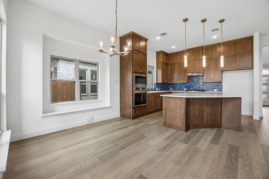 Furnished interior view inside a new home in Country Lakes, Denton (Image 11).