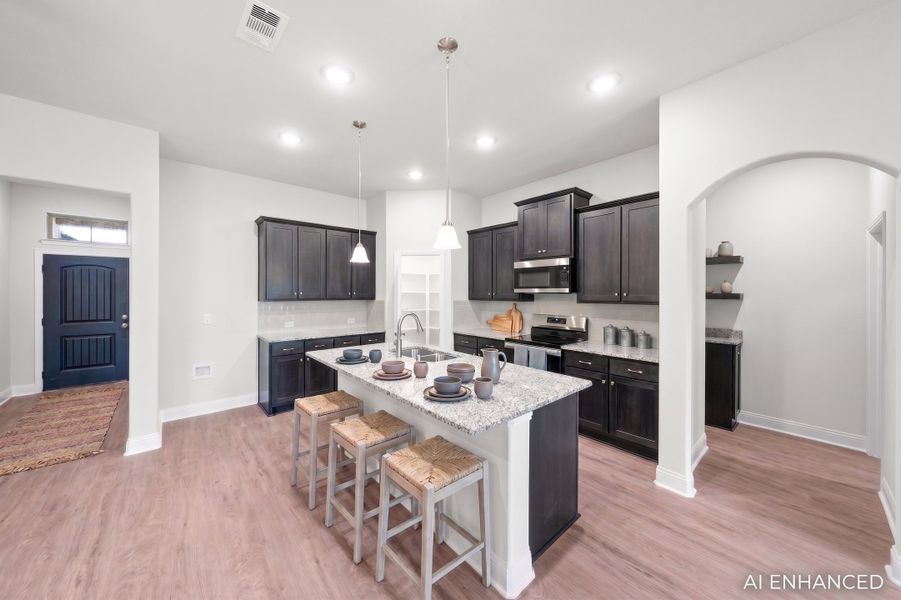 Furnished interior view inside a new home in Summerwood, Red Oak (Image 6).